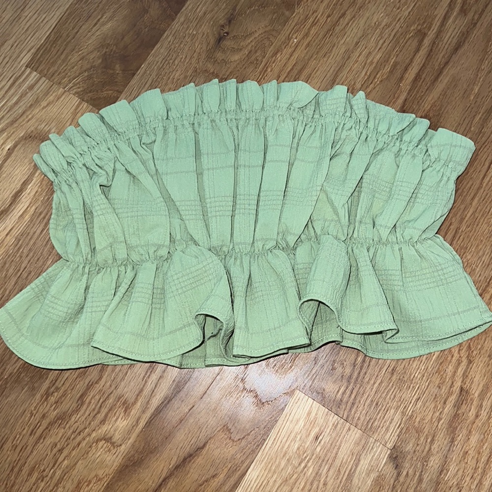 Green tube top